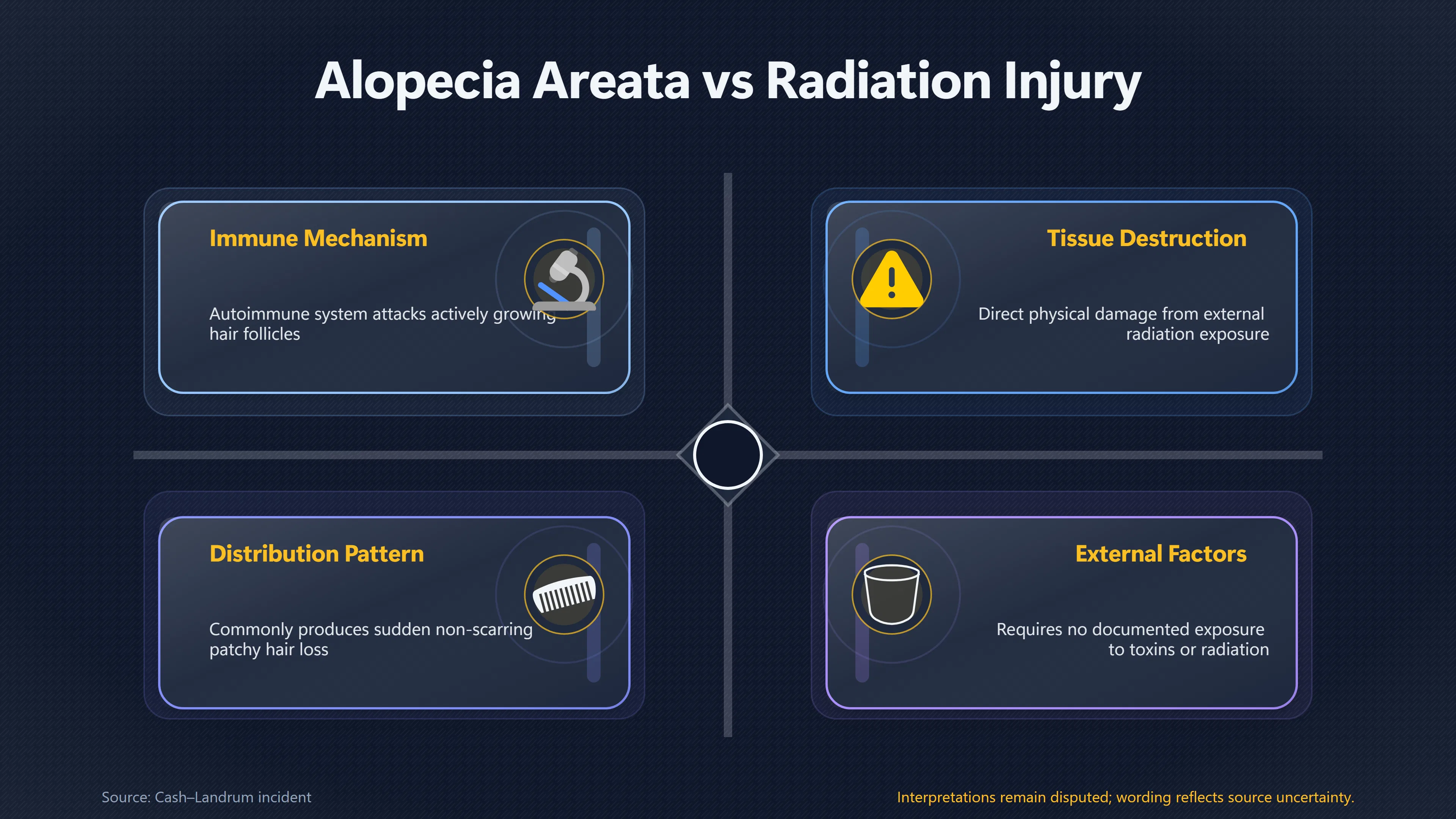 Overview image for Could Alopecia Areata Explain Cash's Hair Loss?