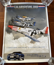 Listing image for Experimental Aircraft Assoc EAA Oshkosh Official Poster Airventure Mustang 2008