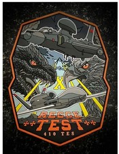 Listing image for US Air Force 410 TES U-2 Dragonlady & Global Hawke USAF Beale AFB 3D PVC Patch