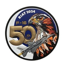 Listing image for RIAT 2024 F-16 50th Anniversary PVC patch