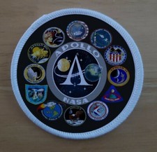 Listing image for NASA Apollo Mission Patch Badge Patches Badges