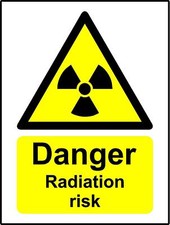 Listing image for Warning sign Danger radiation risk Safety sign
