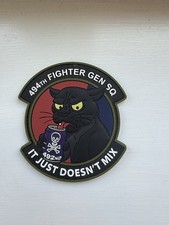 Listing image for 494 FGS PVC Patch F-15e 48FW 48th 494th Panthers Party USAF RAF Lakenheath UK