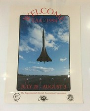 Listing image for Vintage Experimental Aircraft Assoc EAA Oshkosh 1994 Official Poster Airventure