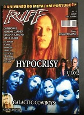 Listing image for RIFF MAGAZINE #15-HYPOCRISY-GALACTIC COWBOYS- UFO-KING DIAMOND POSTER-JAG PANZER