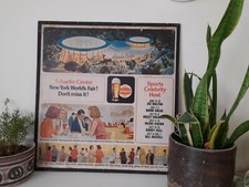 Listing image for Original 1964 New York World’s Fair Poster – MCM Atomic Space Age Art Decor