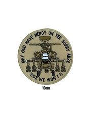 Listing image for AH-64 Apache Fighter Helicopter Army Military Embroidered Sew On Patch Badge 740