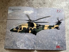 Listing image for Agusta Westland AW149 helicopter promo poster, military transport, 100yrs