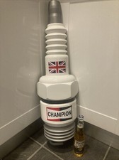 Listing image for Champion Spark Plug Classic Car Garage Not Vintage Petrol Pump Not Enamel Sign