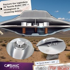 Listing image for Bob Lazar UFO Model | S4 Sports Model Cutaway | Sci-Fi Display Collectible