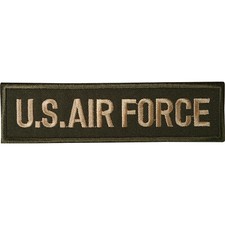 Listing image for United States Air Force Patch Iron Sew On Embroidered Badge US Military Applique
